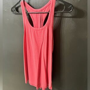 Lululemon striped razor back tank